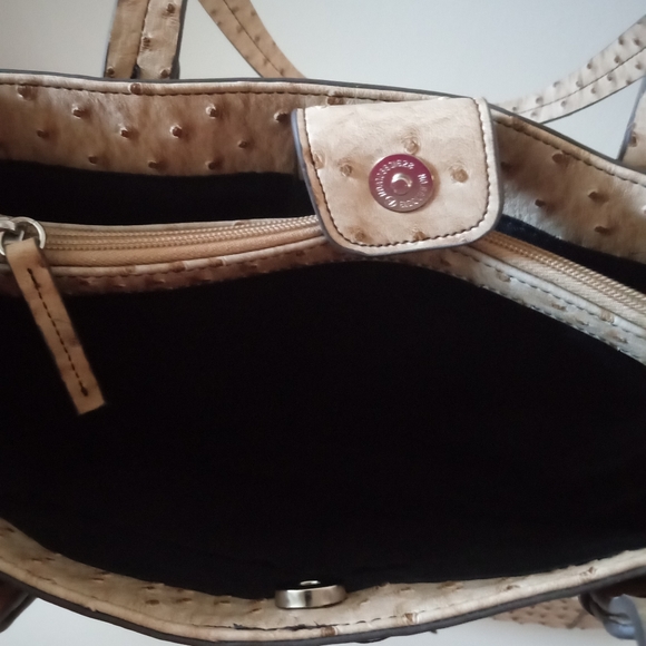 👜 Merona | Women's Shoulder Bag / Tote Bag | Vegan Leather | Beige - Picture 9 of 11